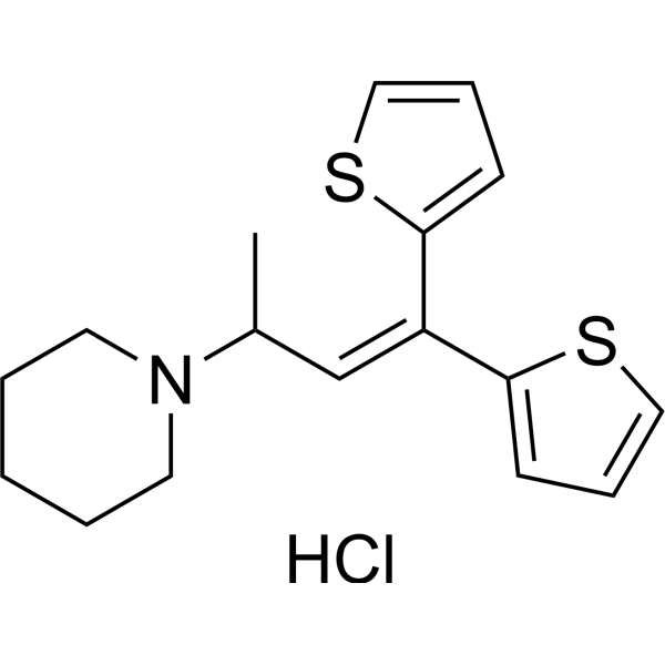 Piperidylthiambutene hydrochloride 64037-51-0
